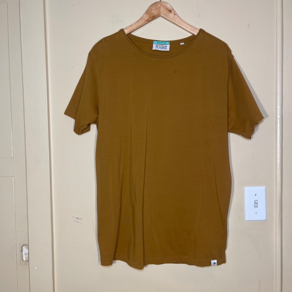 Scotch & Soda Cotton scoop neck Men's Shirt